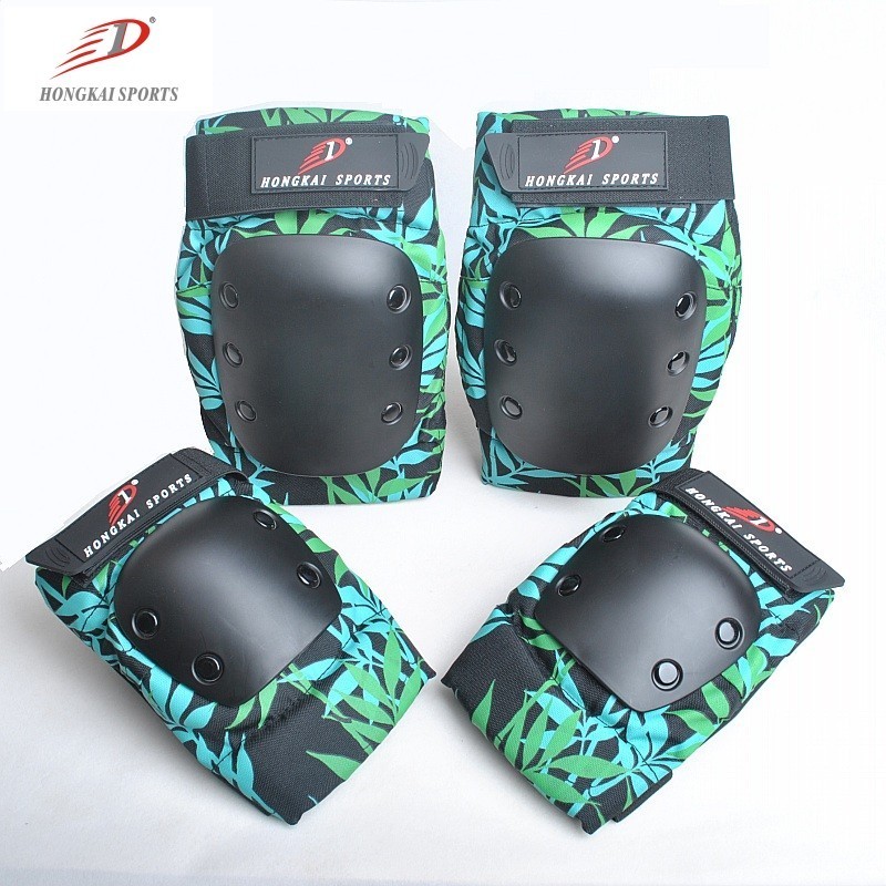 Hk Roller Skating Protective Gear Adult Professional Extreme Outdoor Sports Protective Gear Skateboard Electric Vehicle Knee Pad Elbow Pad Hand