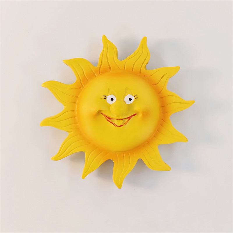 Spanish Barcelona Sun Smiling Face Fridge Stickers Tourist Souvenir Refrigerator Stickers Home Decoration