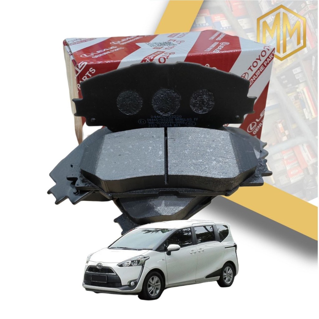 TOYOTA BRAKE PAD FRONT FOR TOYOTA SIENTA NSP170 2016-2019