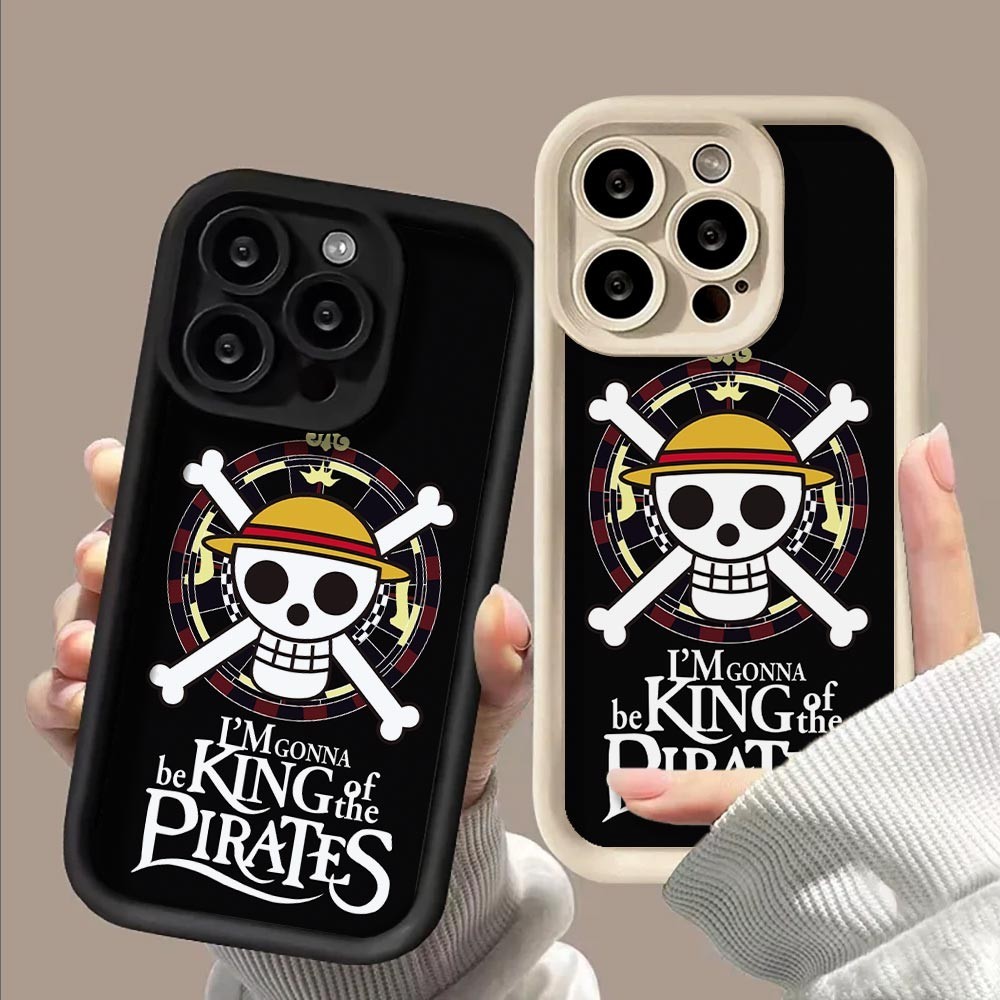 Softcase Vivo Y20 Y12S 2021 Y20s G Y20t Y20a Y20i Y20e Y12A OnePiece Skull Phone Casing Soft Silicone TPU Full Cover Shockproof Camera Lens Protect Case