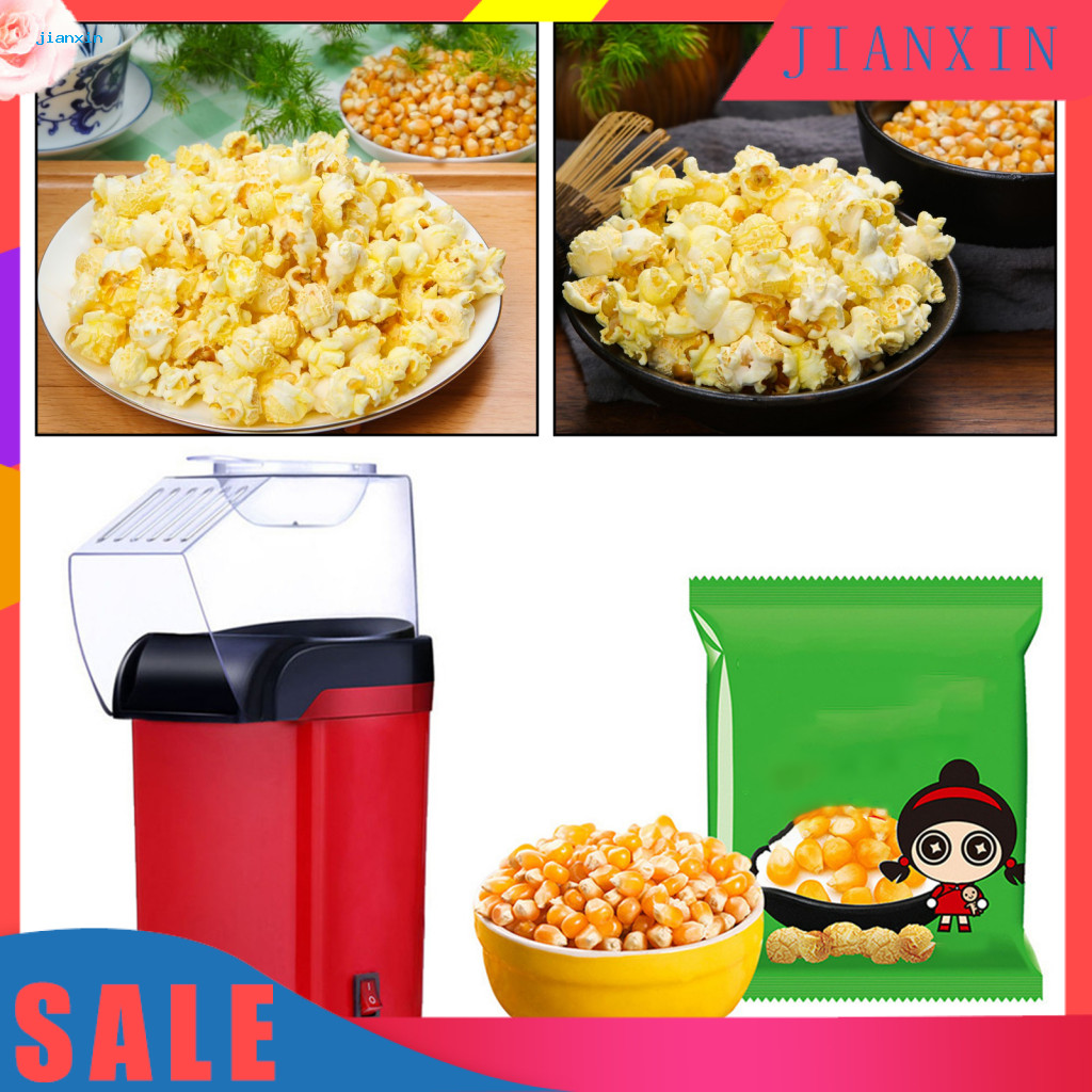 <jianxin> Premium Popcorn Popper Fast Popping Popcorn Machine 1200w Electric Popcorn Machine Us Plug Bpa-free Mini Popcorn Maker Kitchen Supplies High Popping Rate Food Safe