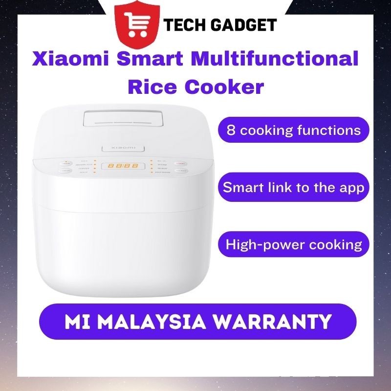 Xiaomi Smart Multifunctional Rice Cooker | 8 Cooking Functions | Smart Link to the App | 24-hour Del
