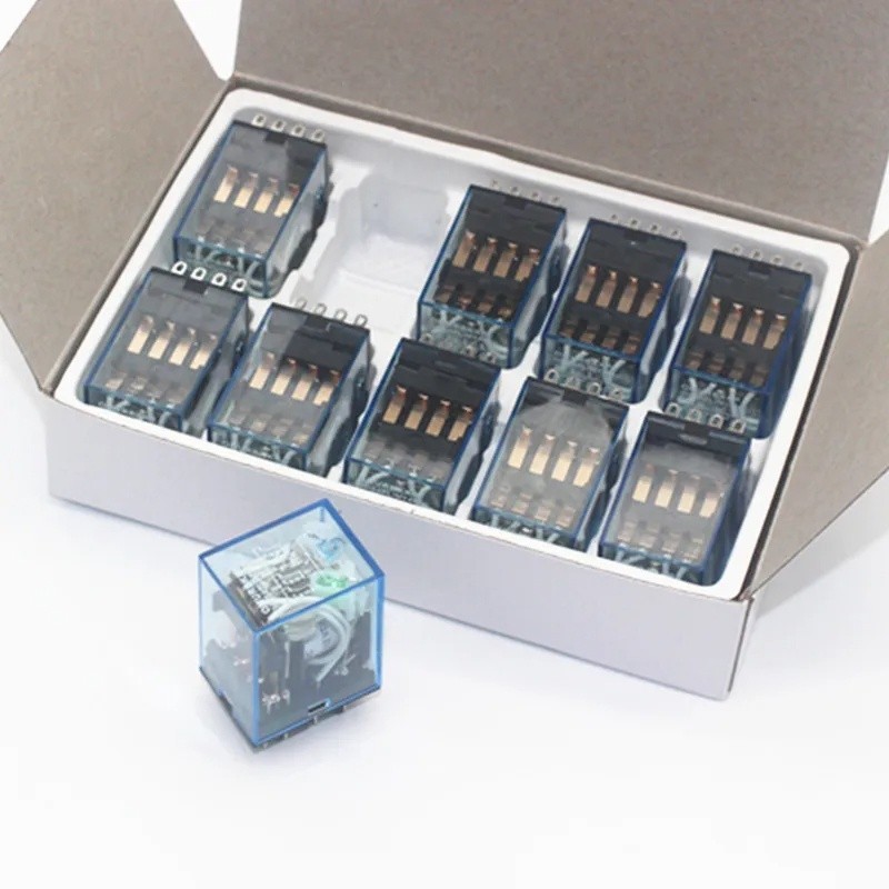 Versatile Have AC 220V DC 24V 12V Coil Power Relay MY2NJ MY4NJ HH52P HH54P 14 Pin 8 5A Socket Base Time - Image 5