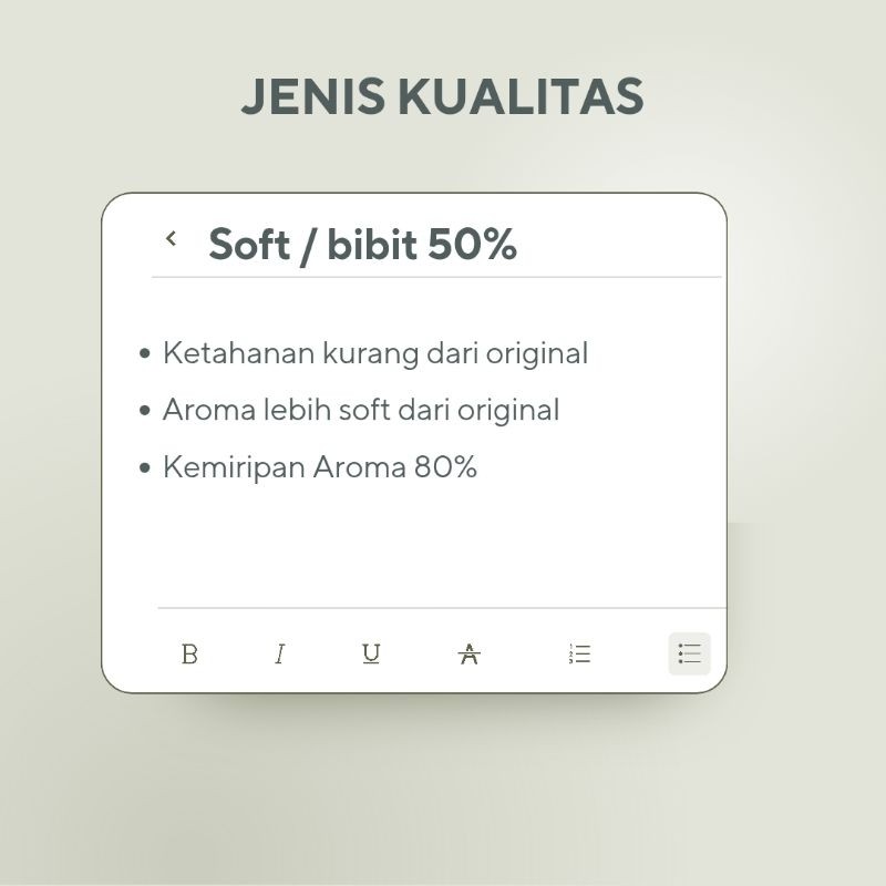 Must Have INSPIRED PARFUME BANDUNG 35 ML 60 100 || REFIL - Image 3