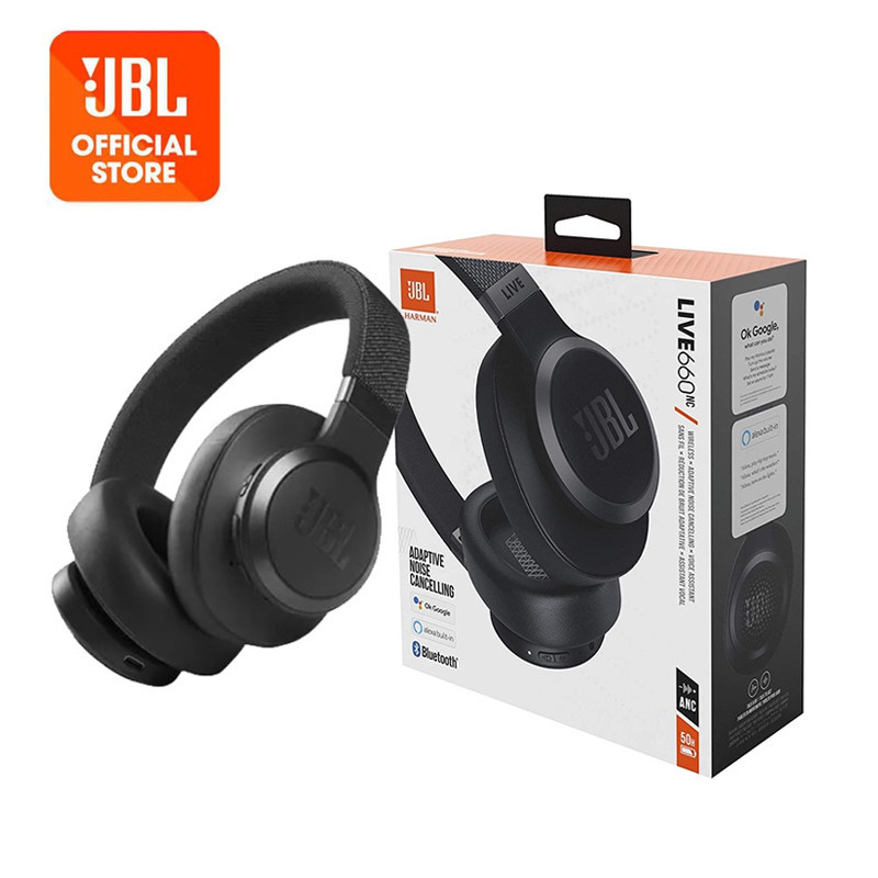 JBL LIVE660 NC Wireless Over-Ear Headphone Wireless Noise Canceling Headphones