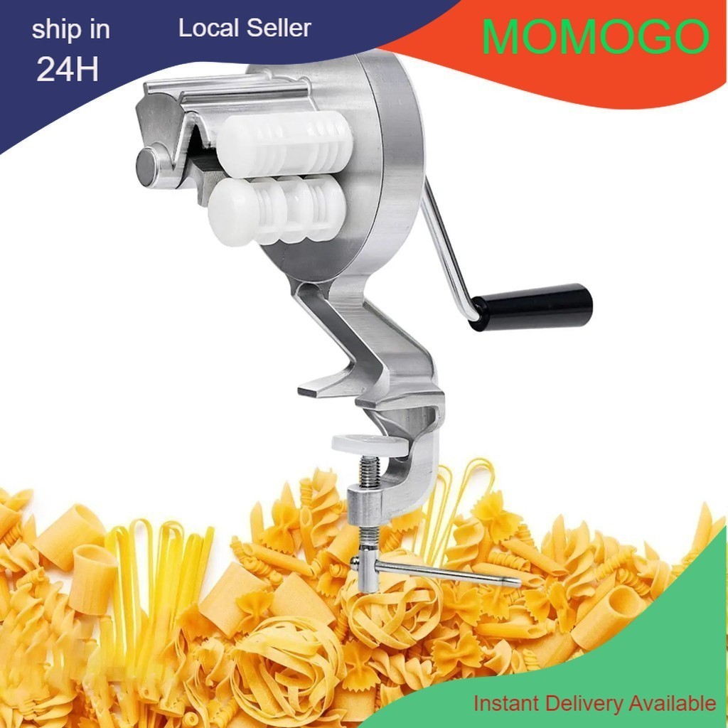 Noodle Machine Hand Cranking Noodles Pressing Machine Manual Macaroni Maker Aluminum Alloy Washable Kitchen Tool