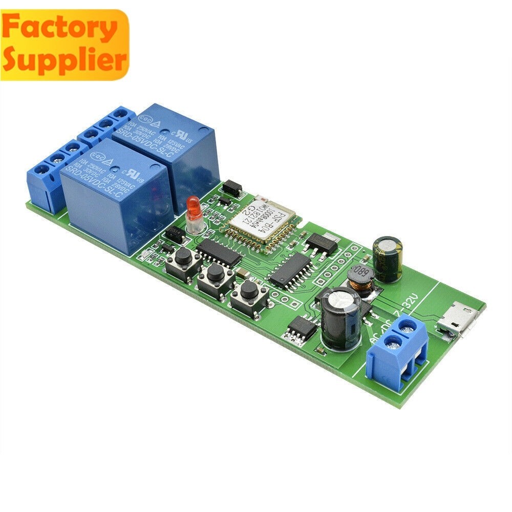 Have Premium DC 7-32V 2 Channel Smart Switch Home Remote Control WiFi Wireless Relay Module Ewelink door