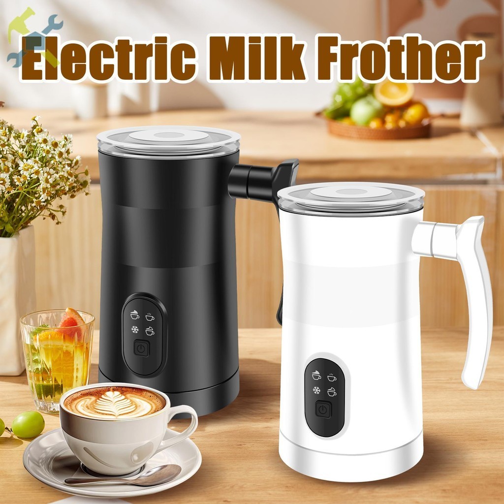 Milk Frother Electric Milk Warmer 4 Gears Milk Steamer Stainless Steel Coffee Milk Frother 400W Milk Foam Maker Large Capacity Milk Heater for Coffee Latte Hot SHOPCYC4004