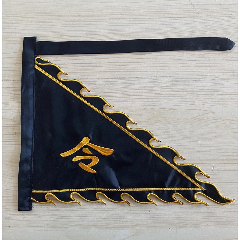 Embroidered Order Flag Black Order Flag Customized Five-Color Order Flag Five-Battalion Five-Element Flag