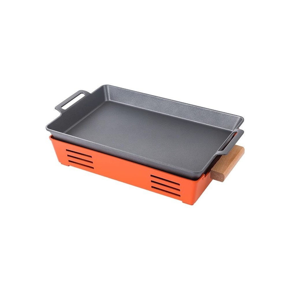 Grill Ikan Komer Makanan Laut Master Niuwa Grill Minyak Mesra Alam Alkohol Aluminium Aloi Pinggan Ikan Periuk Kering Grill Restoran