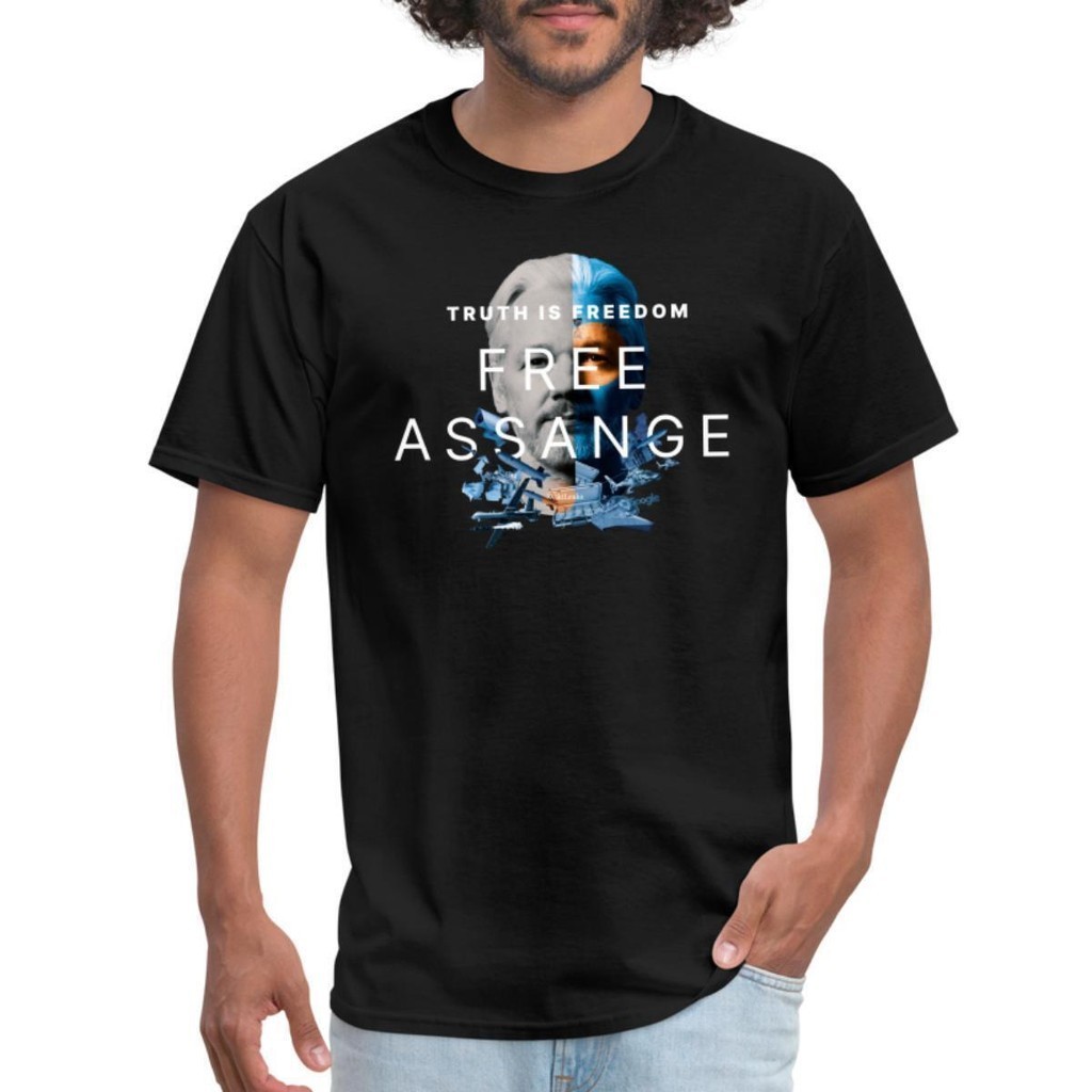 Truth Is Freedom Free Assange Wikileaks Men'S T-Shirt