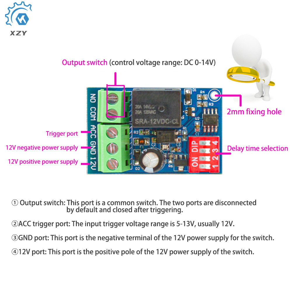Reliable Must 12 Volt Timer Relay On-Off Automotive Digital Delay Electric Switch Cycle Time Module - Image 5