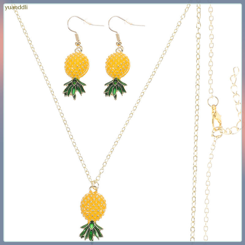 Gift over Glasses Sunglasses for Men Pineapple Coconut Earring Necklace Women Jewelries Alloy Earrings Miss Travel