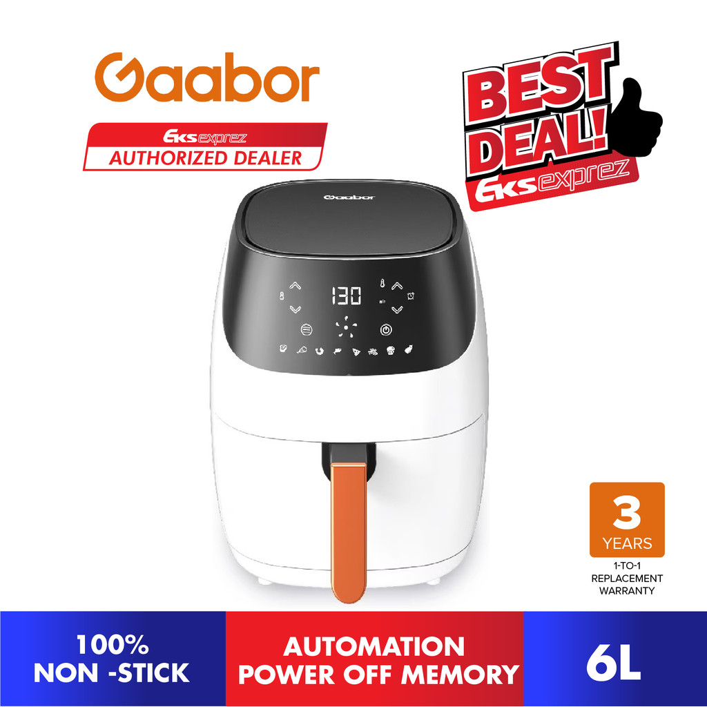 Gaabor Air Fryer Oven 3D Air Circulation Heating 6L GA-E6A
