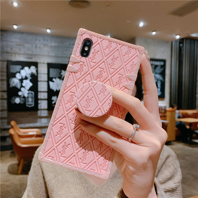 Casing For iPhone 17 Air 16 15 14 13 12 11 Pro Max X XS XR 6 7 8 Plus Luxury Fashion Square Case Cover