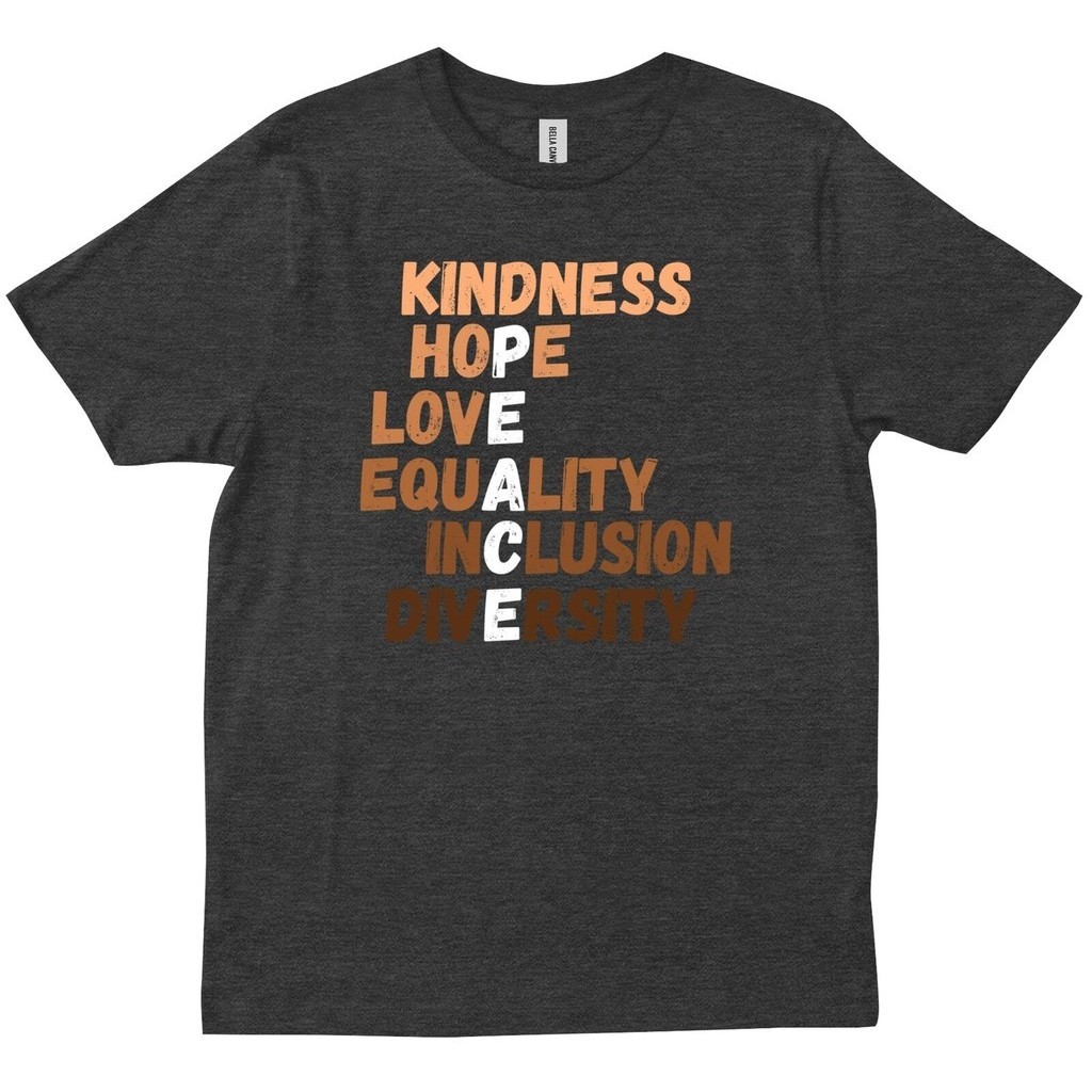 Kindness Peace Equality Inclusion Diversity Melanin Blm Gift Trendy T-Shirt