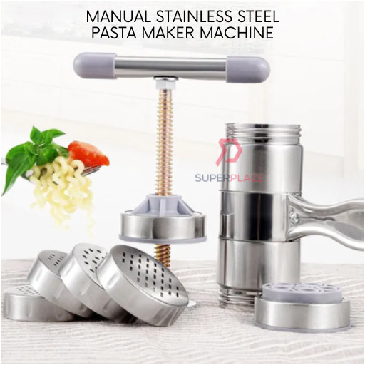 Manual Stainless Steel Pasta Maker Machine Puff Maker Ampia Spaghetti Mesin Mee Karipap Serbaguna