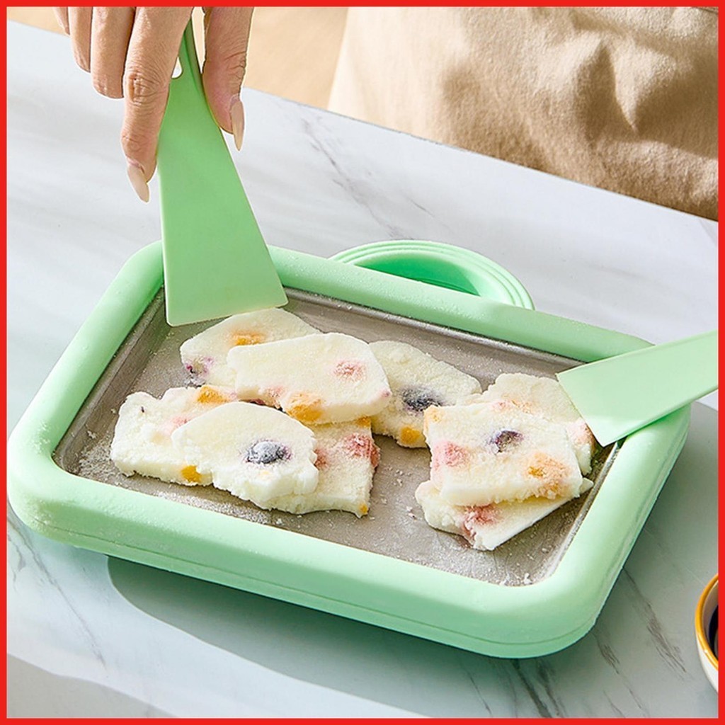 Rolled Ice Cream Maker Mini Stir Fried Yogurt Machine Household Fruit Ice Cream Maker Plate for Home Bars Cafs iadmy iadmy