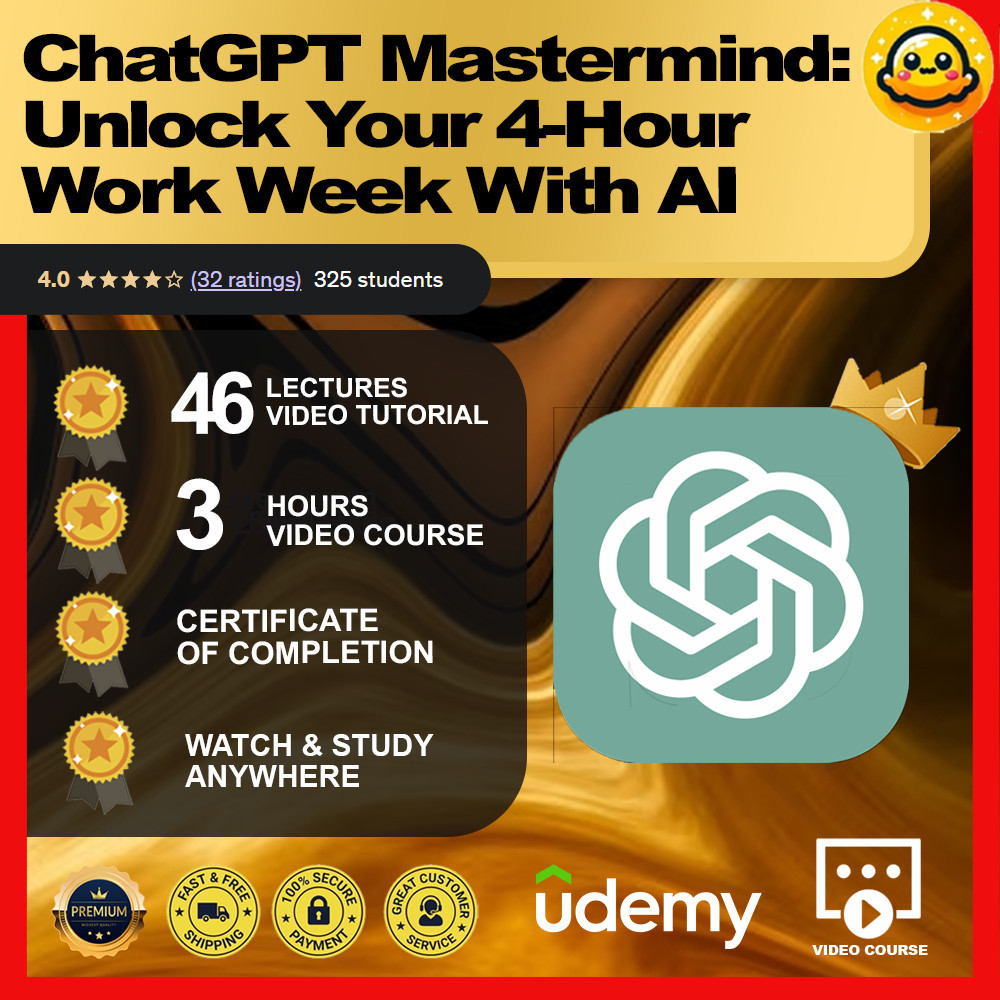 [Video Course] ChatGPT Mastermind: Unlock Your 4-Hour Work Week With AI