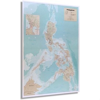 Map of The Philippinesinch Philippine Islands Map Includes Inset of Metro Manila Philippines Poster Geopolitical Map Produced By United States Cia