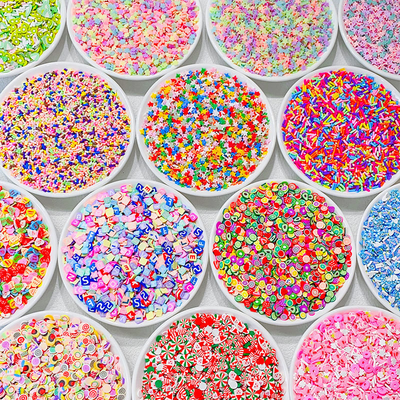 Cream Glue diy Canned Sugar Grain Love Flower Resin Soft Pottery Gadget Phone Case Handmade Material Package