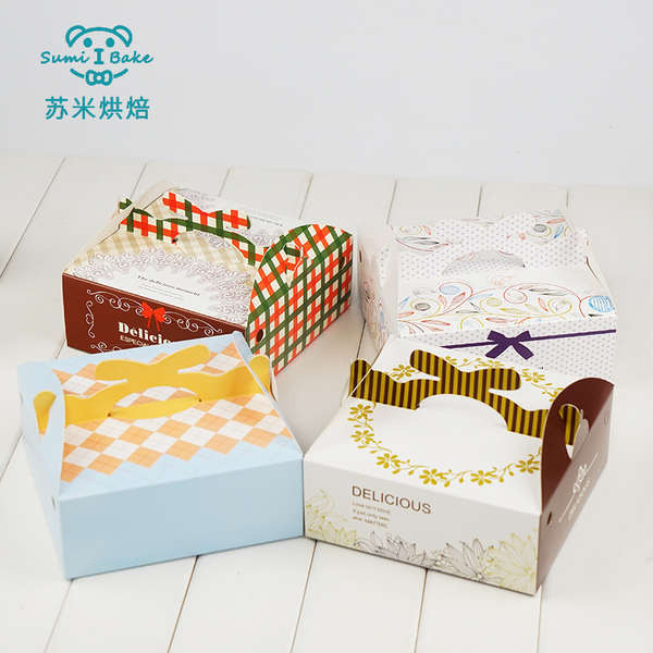 dessert box tote box 2025 cute muffin cup dessert packaging box Cupcake packaging box pastry box cake box HOTSELLING ✷6 inch 8 inch portable cheese cake box donut box Hokkaido chiffon paper cup box cheese mousse box with base❄