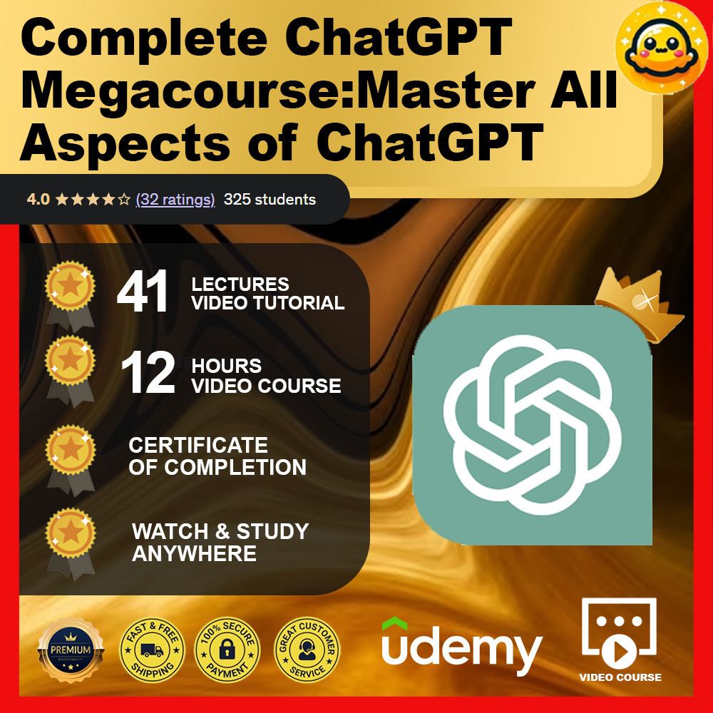 [Video Course]Complete ChatGPT Megacourse: Master All Aspects of ChatGPT