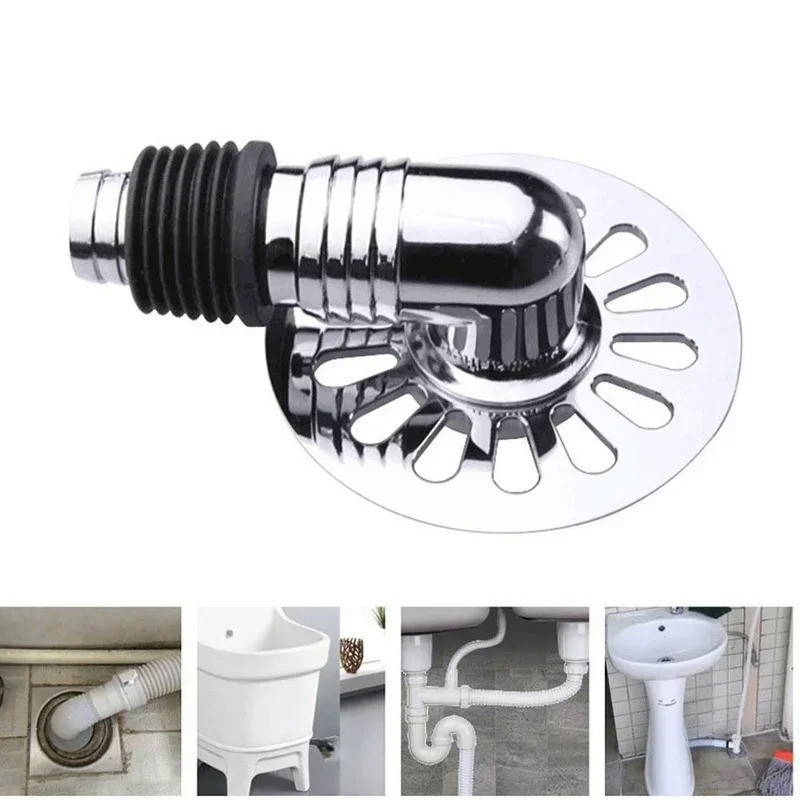 Universal Washing Machine and Dishwasher Floor Drain Joint - Dual Purpose Pipe Connector, Hose Adapter Trap, Household Washing Tool