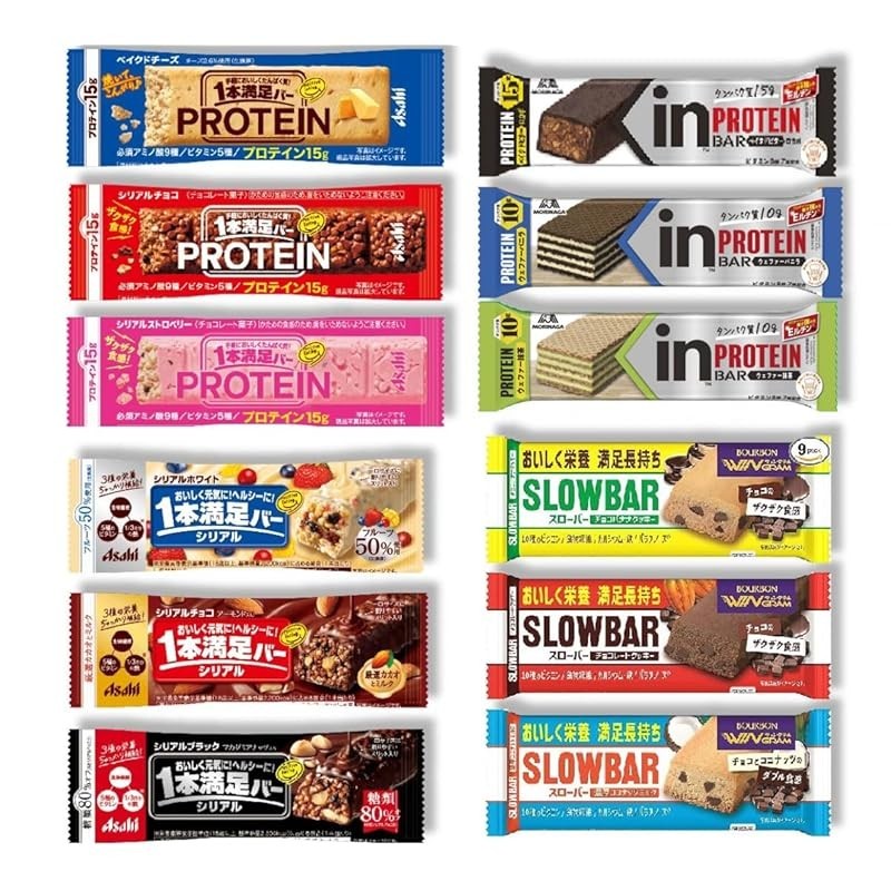 Protein Bar Sampler Set with Low Sugar Snacks and Chocolate Oatmeal Bars