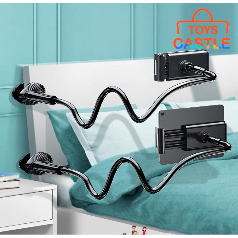 [Fast Shipping] Lazy Bracket Phone Stand 360 Degree Rotate Desk Flexible Long Arm Holder Clip With Screw Smartphone Pad
