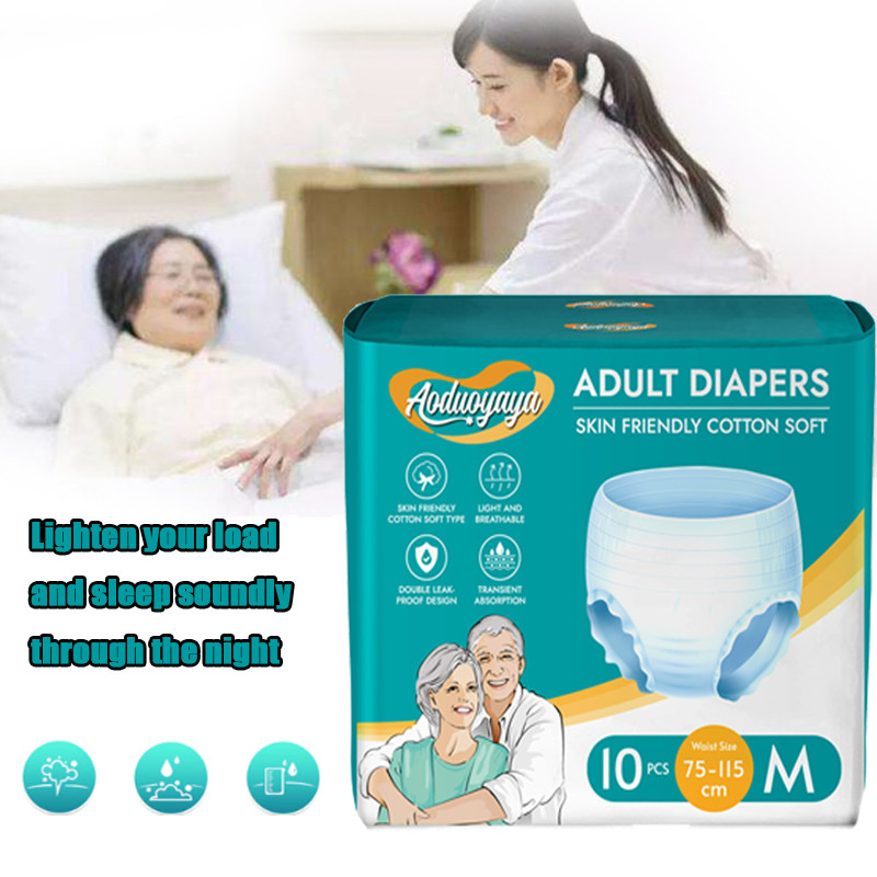 Disposable Adult Diaper Breathable Adult Pull Up Diaper High Absorption Adult Diapers For Elderly People Women Adult Incontinence Diapers