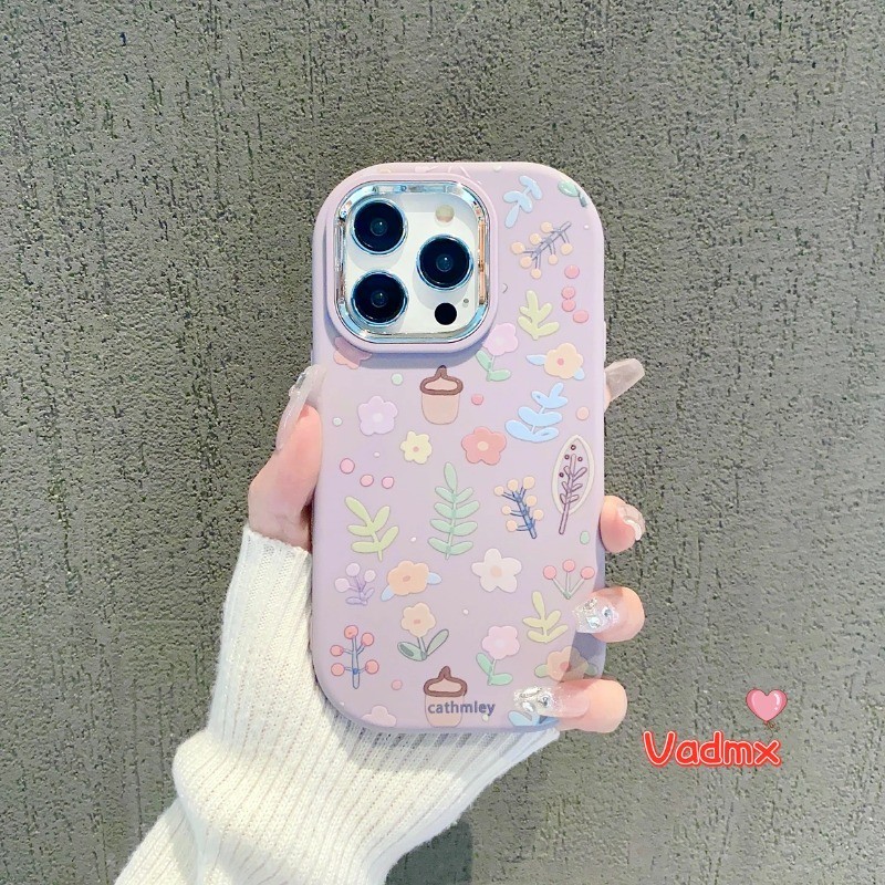 Korean Small Fresh Floral Casing For Xiaomi Redmi Note 14 Pro 4G 13 Pro Plus 13 4G 13C 13R 12C 11A K70 Pro Ultra Civi 4 Pro Flower Soft Cover Fashion Grass Phone Cases