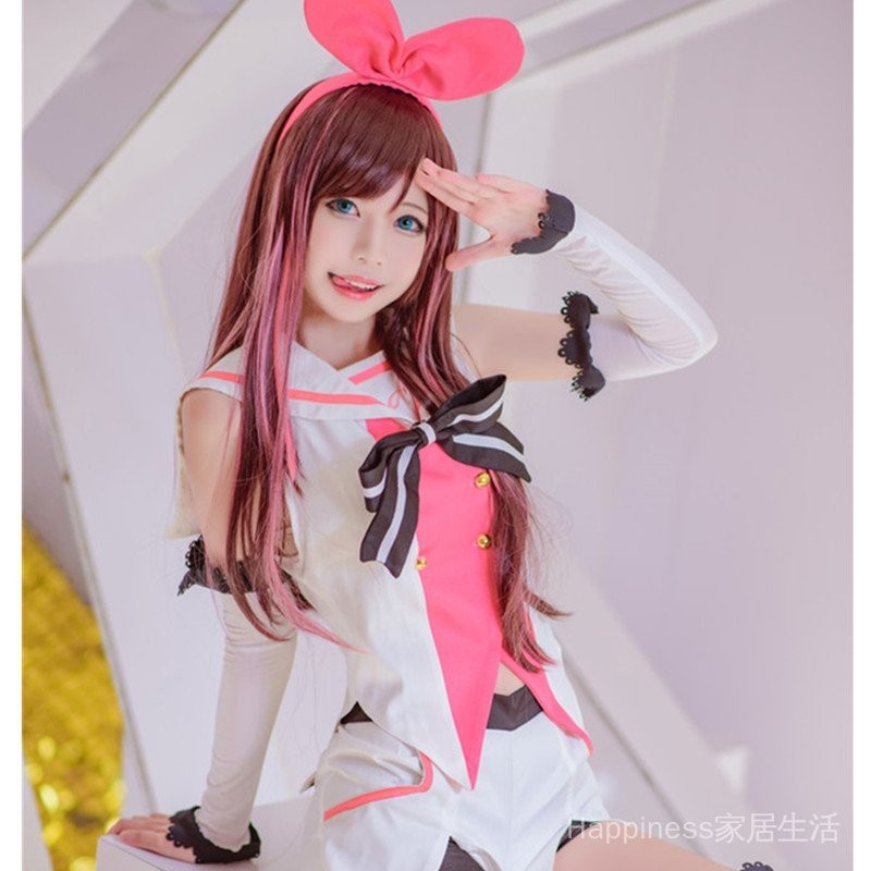 ✨24 Hours Delivery✨A3 Virtual YouTuber Artificial Intelligence Kizuna Ai Kizuna Ai c Suit Sailor Suit cosplay Costume Wholesale