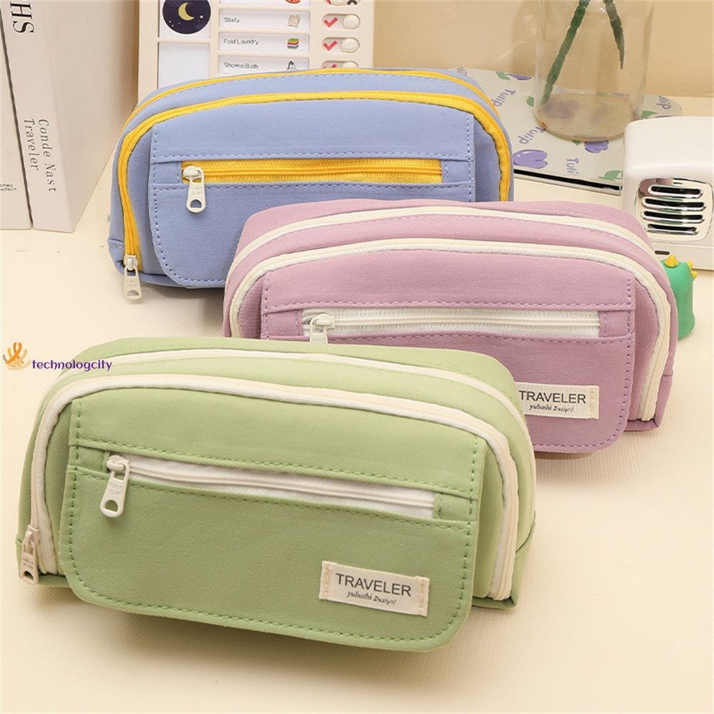 Pencil Case five layers Matcha style Pencil Bag Large Capacity Student Learning Supplies Storage Box tech