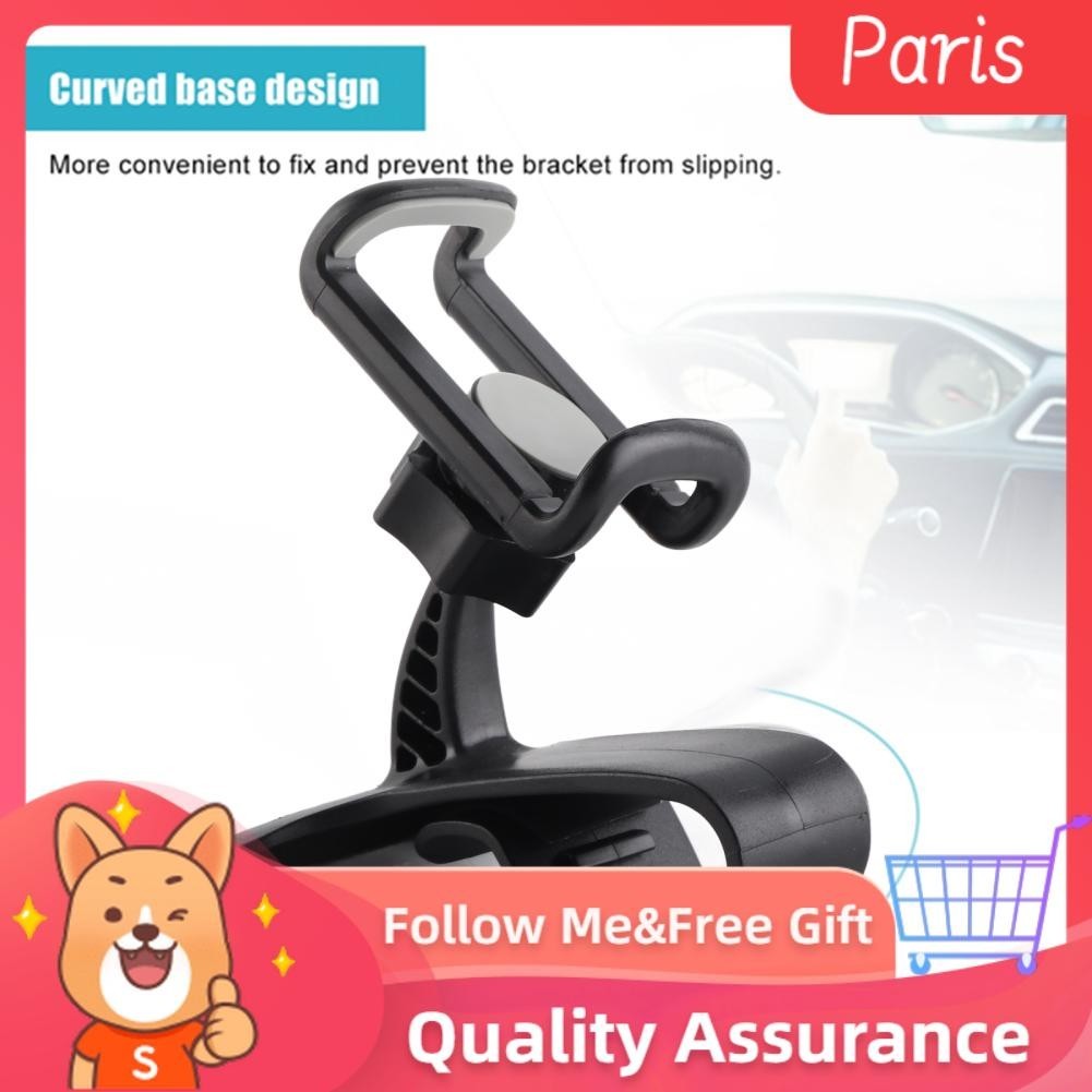 Superparis Widely Compatible Easy Mount Phone Stand Curved Base Design Dashboard Self-Driving Tour Taxi Driver Out Travel for