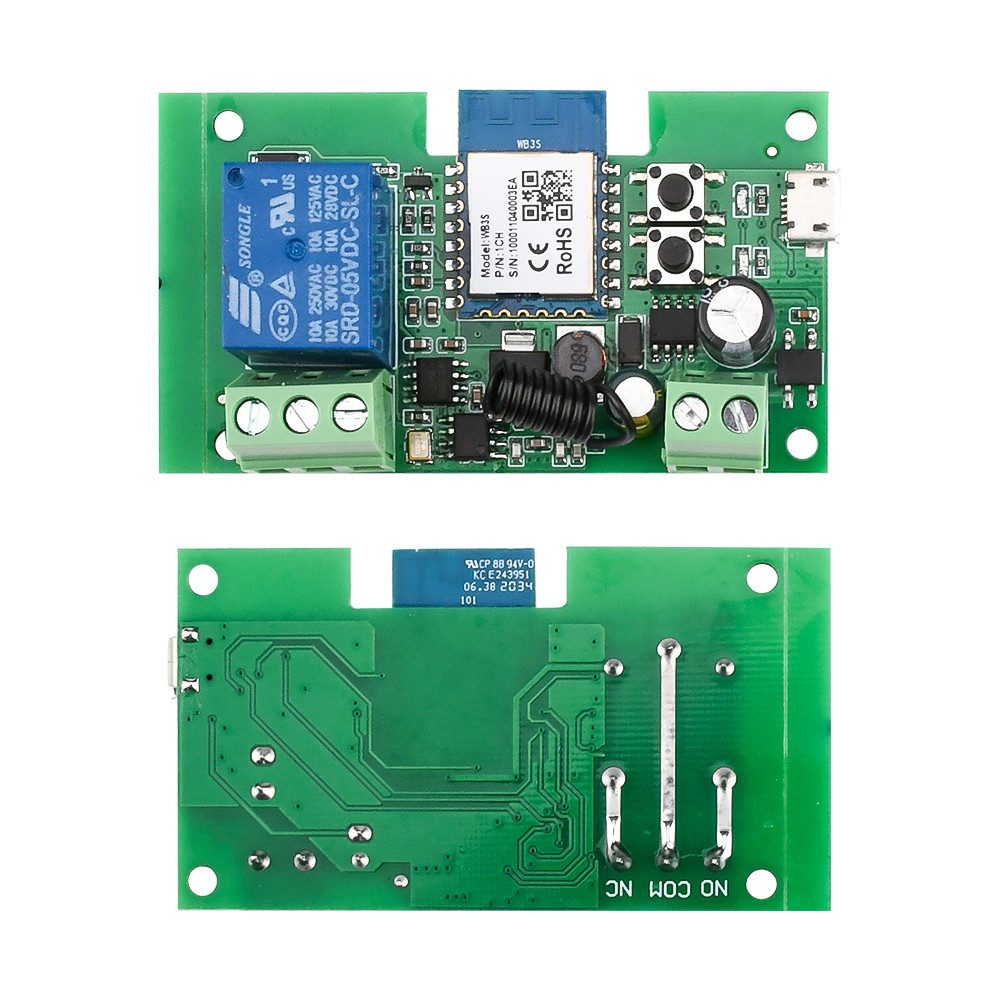 Purpose Essential DIYMORE TYWR APP USB 5V/DC7-32V Tuya Smart Switch Home Self-Locking 433MHZ 1 Channel Control Relay ... - Image 2