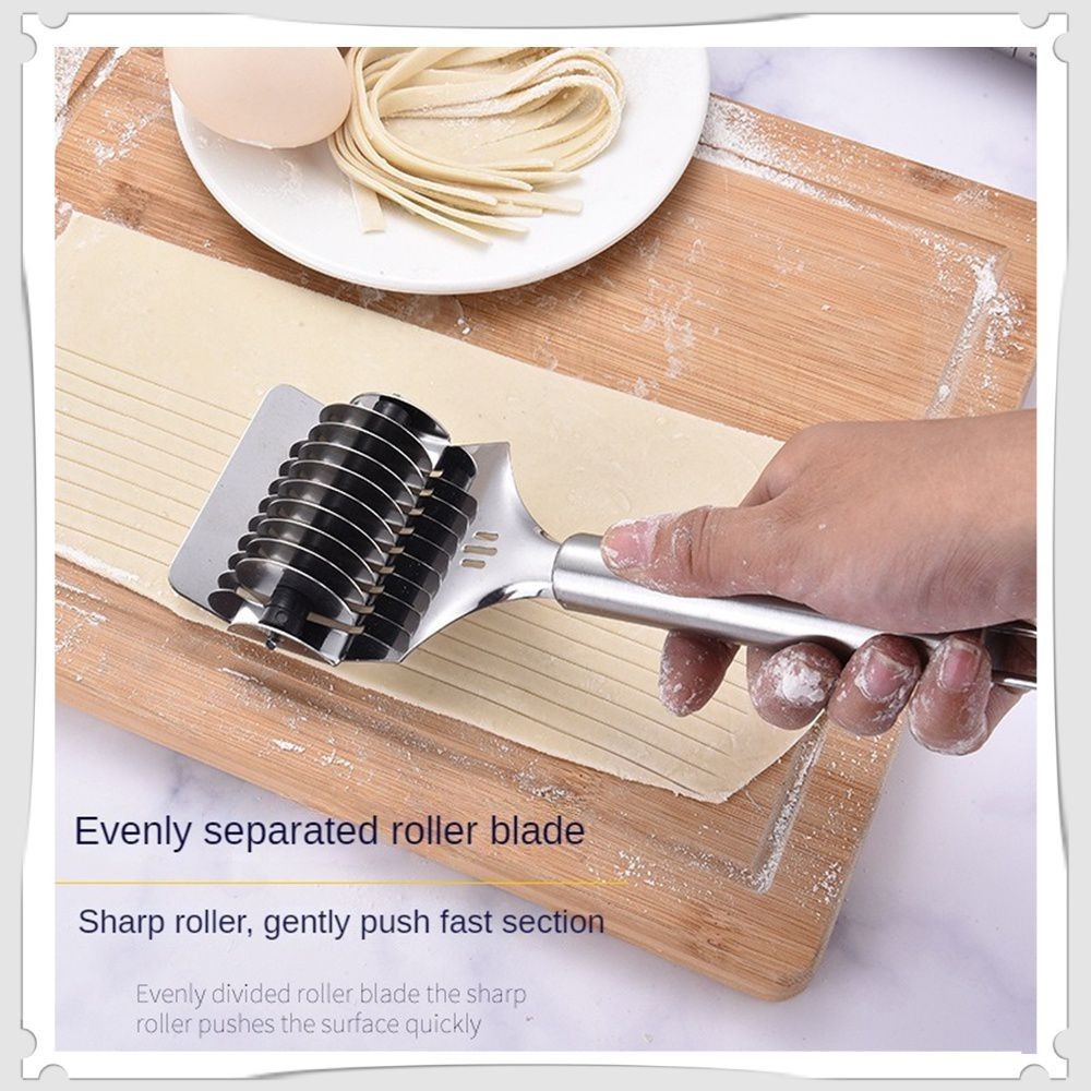 Stainless Steel Manual Noodle Cutter Rolling Spaghetti Maker Pressing Pasta Machine Kitchen Shallot Cutter Cooking Accessories Y