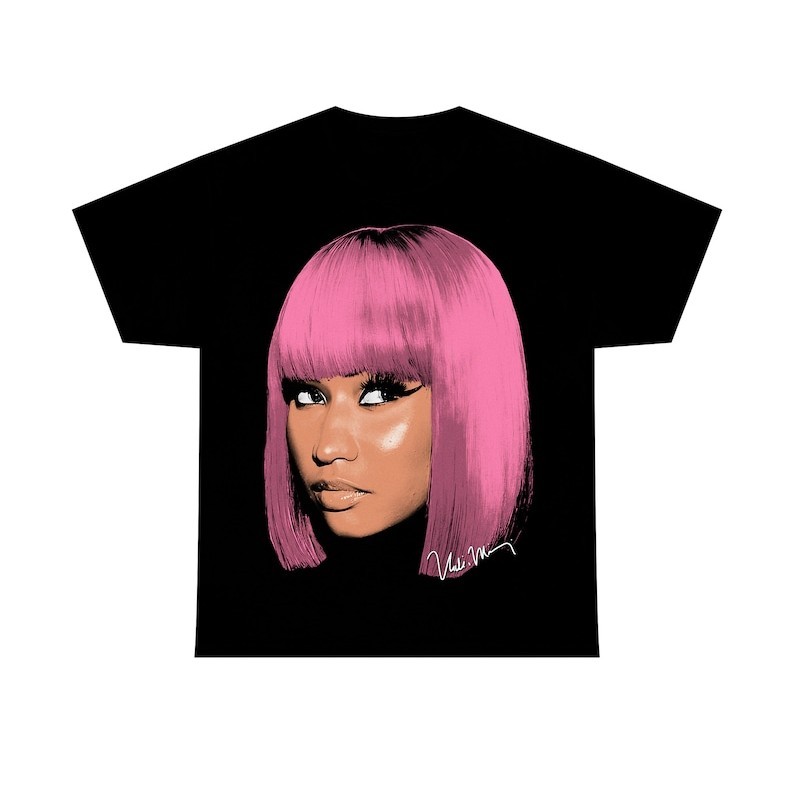 NICKI MINAJ T-SHIRT | Queen Of Rap Tee Album Cover Art | Lil Wayne Drake Young Money Cardi B