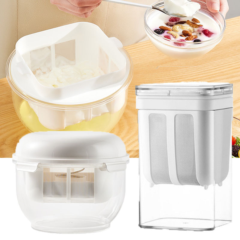 Whey Separator Large Capacity Coffee Yogurt Filter Homemade Greek Yogurt Yogurt Filter Maker Self-Made Yogurt