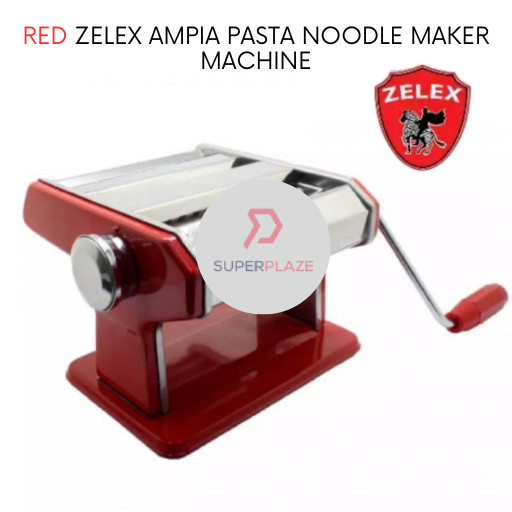 Red Color Zelex Machine Ampia Pasta Noodle Maker Curry Puff Maker Mesin Mee Serbaguna