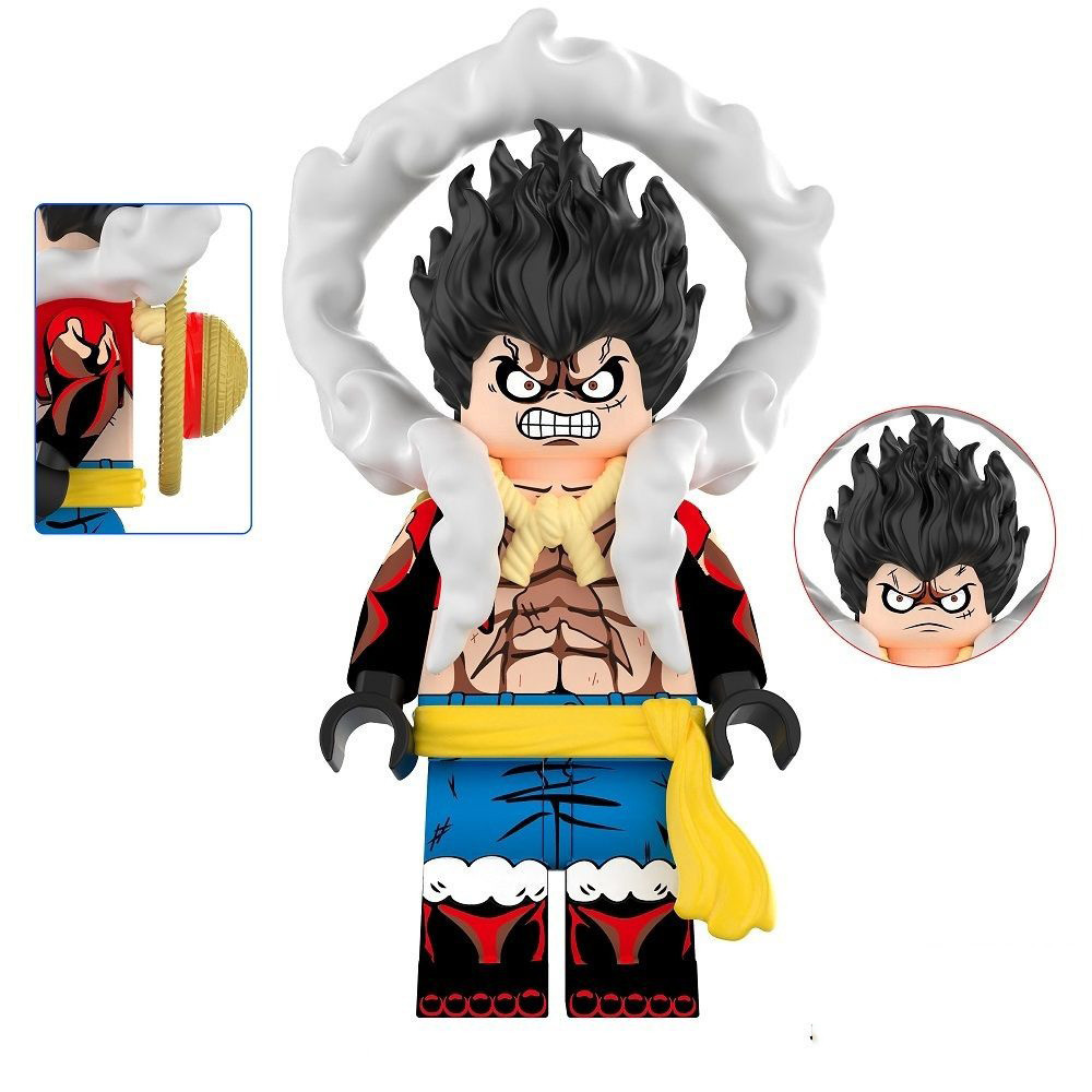 One Piece  Luffy  Compatible with Lego Figure Gear 4 5  Zoro Figurine  Building Blocks Sabo Minifigure Assembly Model Children's Toys
