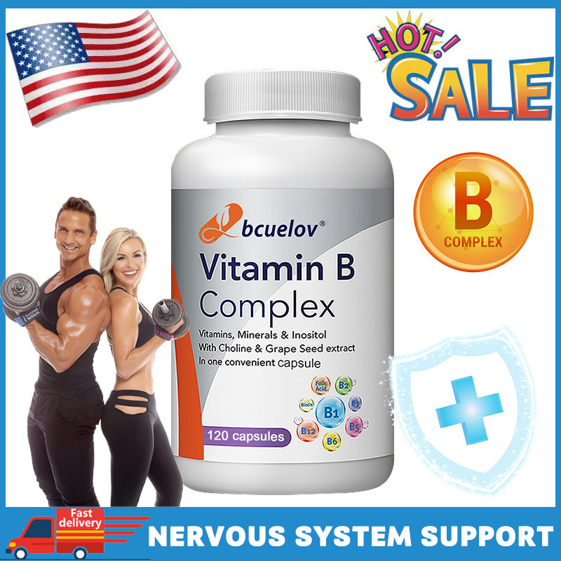 B Vitamin Supplement Supports Red Blood Cell Growth, Neurological and Mental Health, and Cardiovascular Health