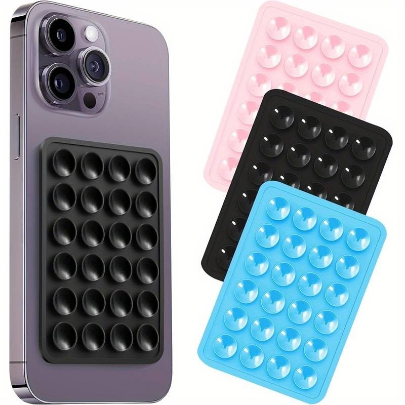 Silicone Suction Pad For Mobile Phone Fixture Suction Cup Backed Silicone Rubber Sucker Pad Color random shipment
