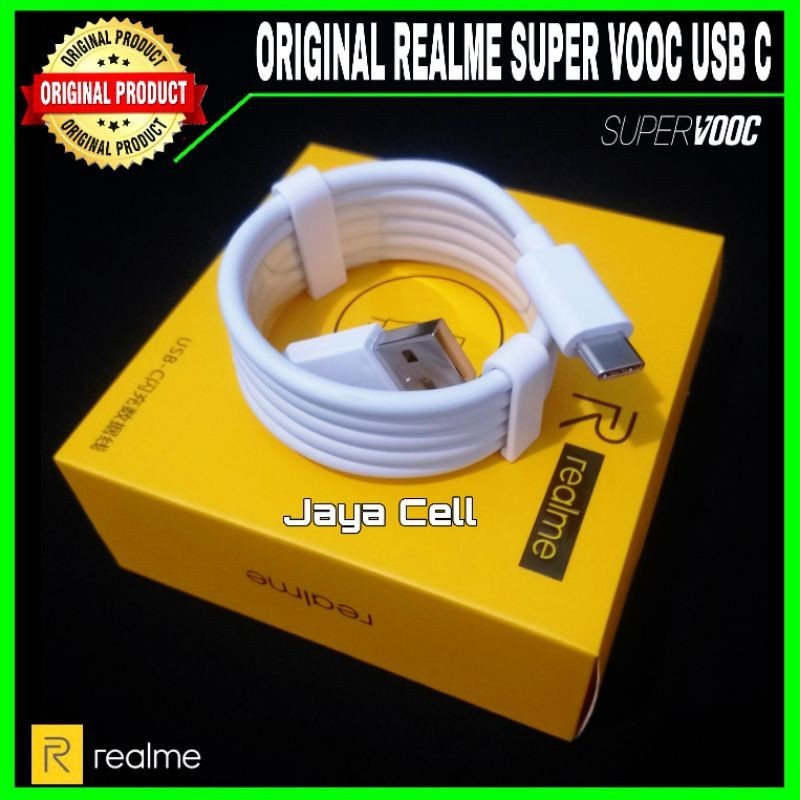 Realme SUPERVOOC/VOOC Type C USB 6A Flash Charging Data Cable ORIGINAL 100%