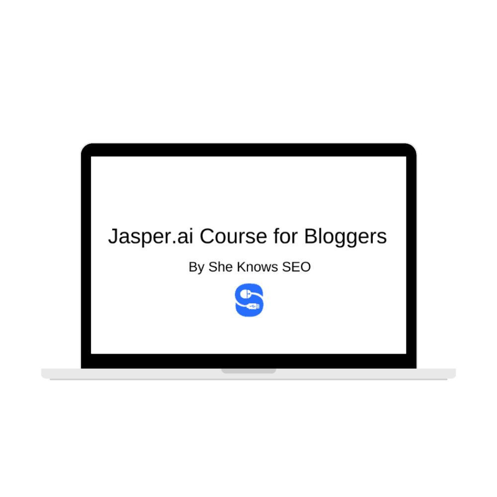 [Video Course] Jasper AI Course for Bloggers by Nina Clapperton