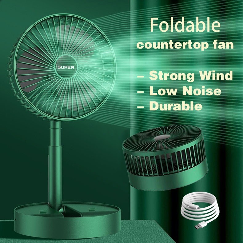 New Kipas Adjustable Mini Fan Kipas Small Cooling Handy Desk Home Office Table Battery USB Plug-in version办公桌面小风扇插电风扇