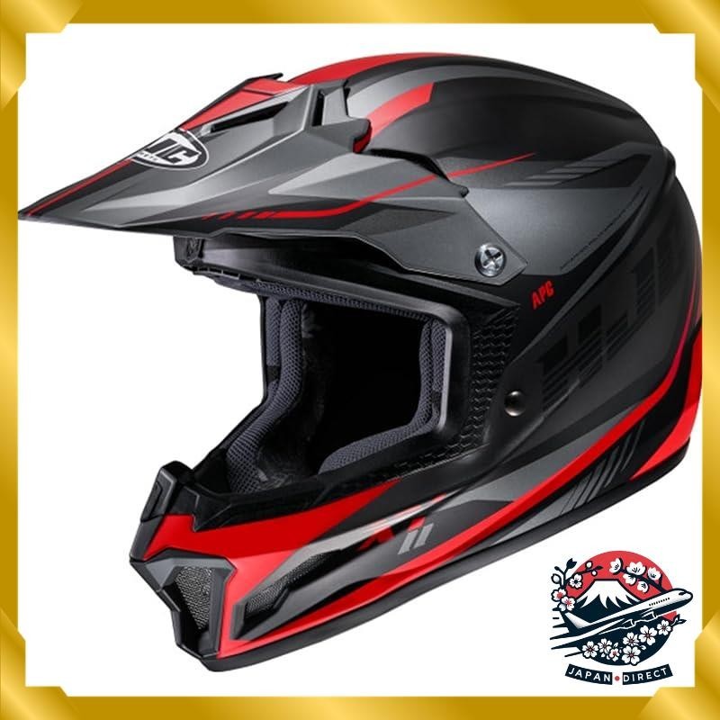 HJC HELMETS CL-XYII Drift HJH251 BLACK/RED Size: M HJH251BK11M