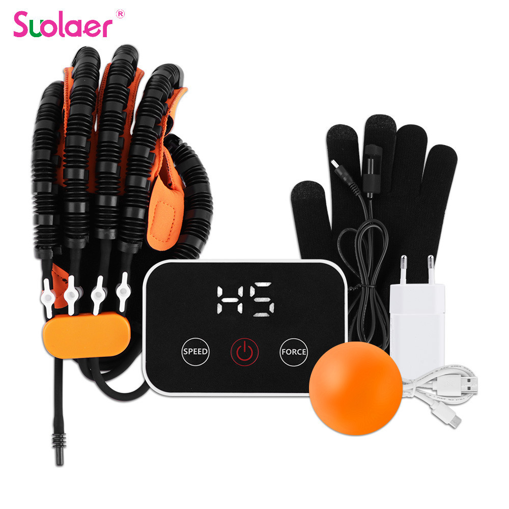 Robotic Rehabilitation Gloves Hemiplegia Cerebral Infarction Finger Hand Function Training Massage Surgery Recovery Robot Glove