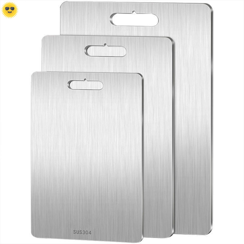 Titanium Cutting Board, tIma cutting board titanium, Stainless Non Stick Chopping Board, Countertop Non Slip, Dishwasher Safe Ideal, Perfect for Various Cooking Tasks YKD