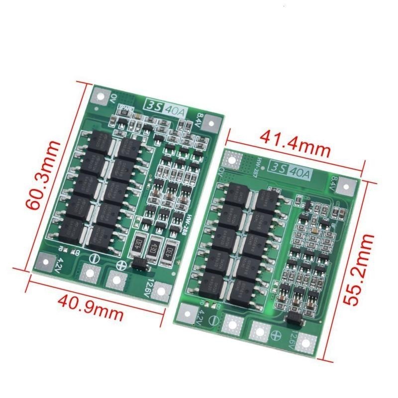 Durable Must BMS 3S 4S 40A PCB Lithium Ion Battery Protection Module DIY Charger Board Versatile Essential - Image 2